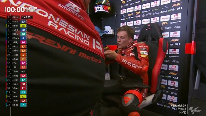 Rider Indonesian Racing Tercepat, Acosta ke-8 – NontonMotoGP 6 Hasil FP2 Moto3 Spanyol: Rider Indonesian Racing Tercepat, Acosta ke-8