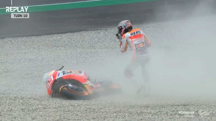 Marquez Ungkap Penyebab Jatuh di Tikungan 10 – NontonMotoGP 6 MotoGP Catalunya: Marquez Ungkap Penyebab Jatuh di Tikungan 10