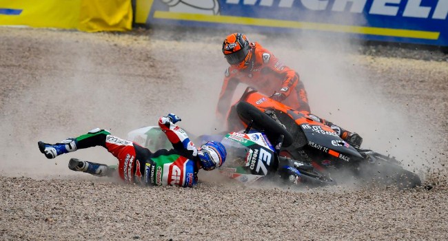 MotoGP Jerman: Petrucci-Alex Tabrakan, Justru Pembalap Lain yang Disalahkan