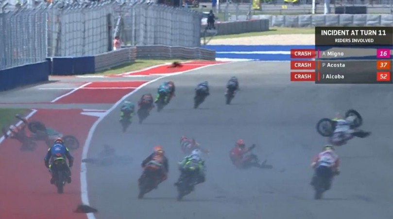 Balapan Aneh Moto3 Amerika, Izan Guevara Menang Tanpa Finis – NontonMotoGP 6 Balapan Aneh Moto3 Amerika, Izan Guevara Menang Tanpa Finis