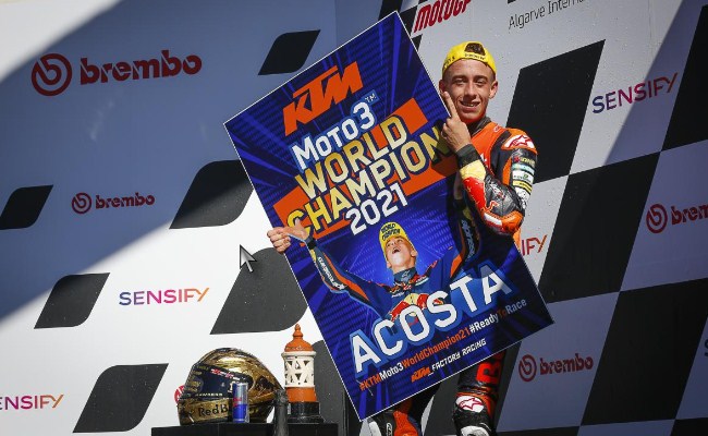 Resmi! Pedro Acosta Juara Dunia Moto3 2021