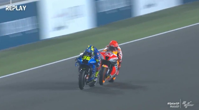 Mir Merasa Dibodohi Taktik Ngekor Marquez – NontonMotoGP 6 Kualifikasi MotoGP Qatar: Mir Merasa Dibodohi Taktik Ngekor Marquez