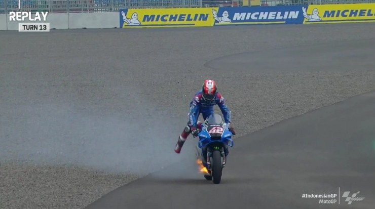 Rins Ungkap Penyebab Kebakaran Suzuki-nya di Mandalika – NontonMotoGP 6 MotoGP Indonesia: Rins Ungkap Penyebab Kebakaran Suzuki-nya di Mandalika