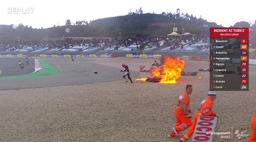 Red Flag! Kecelakaan Brutal Moto2 Portugal Libatkan Banyak Pembalap – NontonMotoGP 6 Red Flag! Kecelakaan Brutal Moto2 Portugal Libatkan Banyka Pembalap