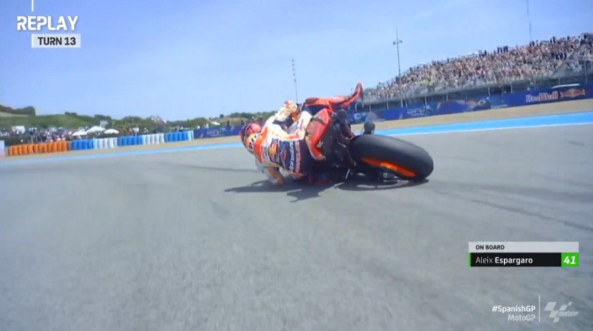 MotoGP Spanyol: Marquez Jelaskan Rahasia Jatuh Tapi Tidak Jatuh