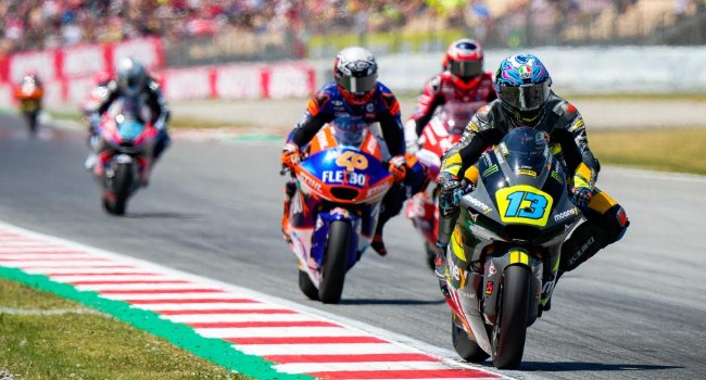 Moto2 Catalunya: Celestino Vietti Rasa Valentino Rossi
