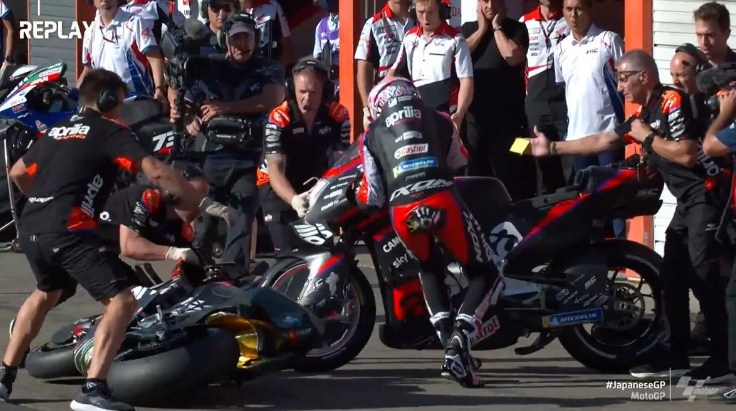 MotoGP Jepang: Misteri Motor Aleix, Start Pitlane Gegara Salah Map