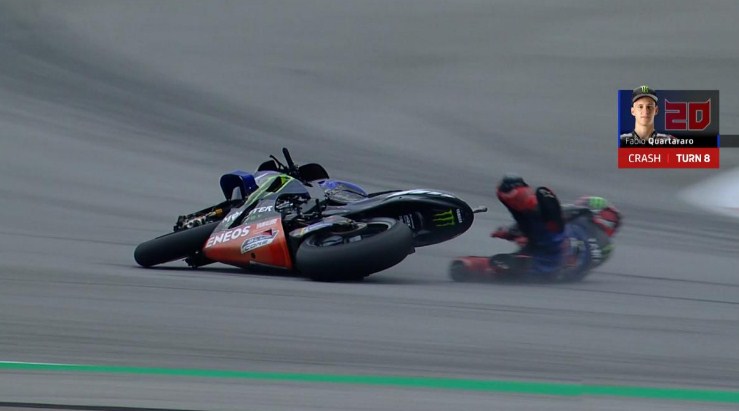 Quartararo Patah Jari Tangan Kiri Kecelakaan FP4 – NontonMotoGP 6 MotoGP Malaysia: Quartararo Patah Jari Kiri Kecelakaan FP4