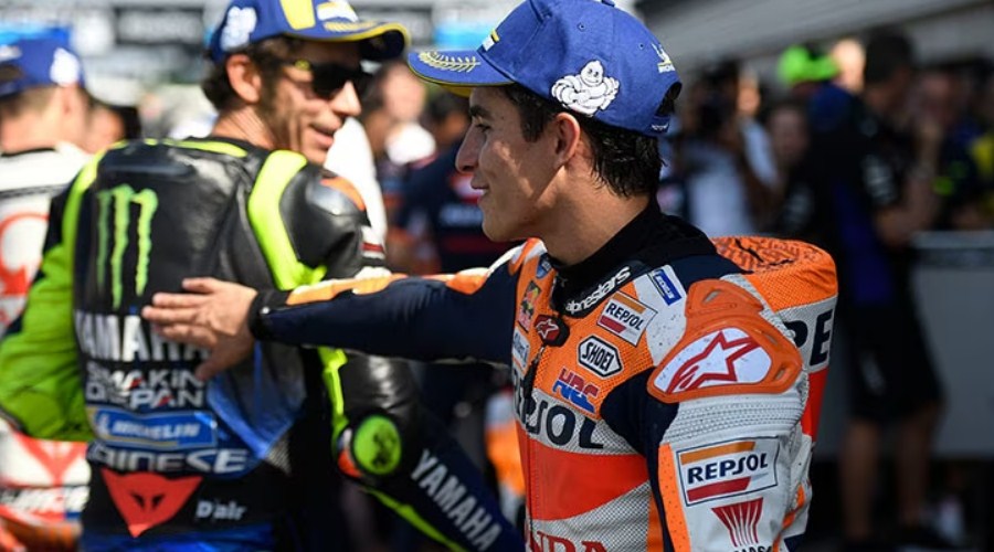 Rossi Tak Menyangka Marquez Bisa Tembus MotoGP Begitu Cepat