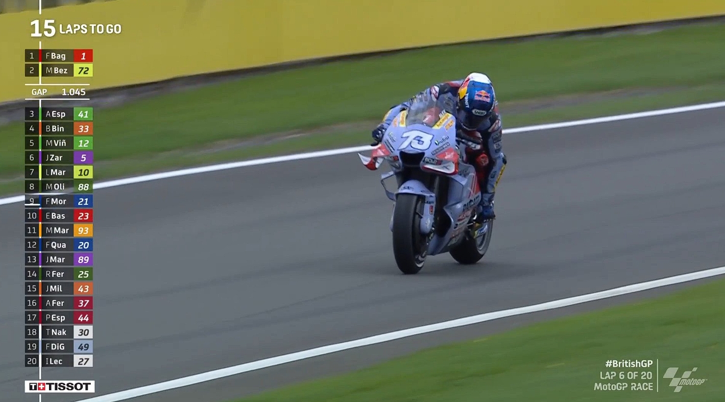 MotoGP Inggris: Misteri Rusaknya Motor Alex Marquez, Bukan Karena Bagnaia