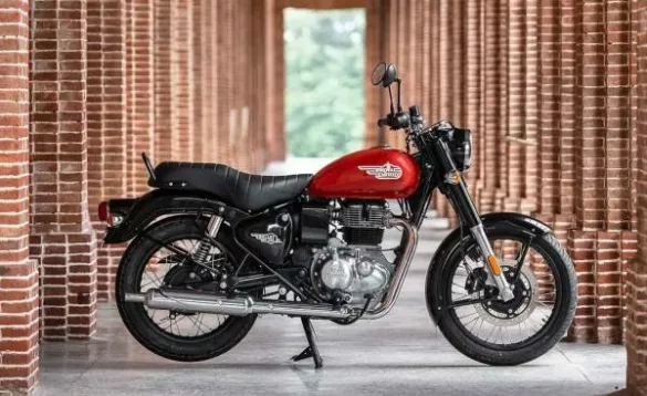 royal enfield bullet 350 military red