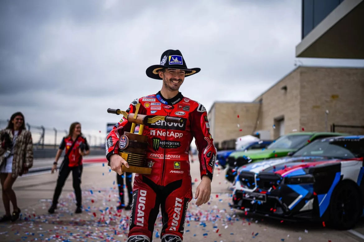 Bagnaia Akhiri Penantian Marquez Raih Kemenangan Pertama Setelah Delapan Tahun
