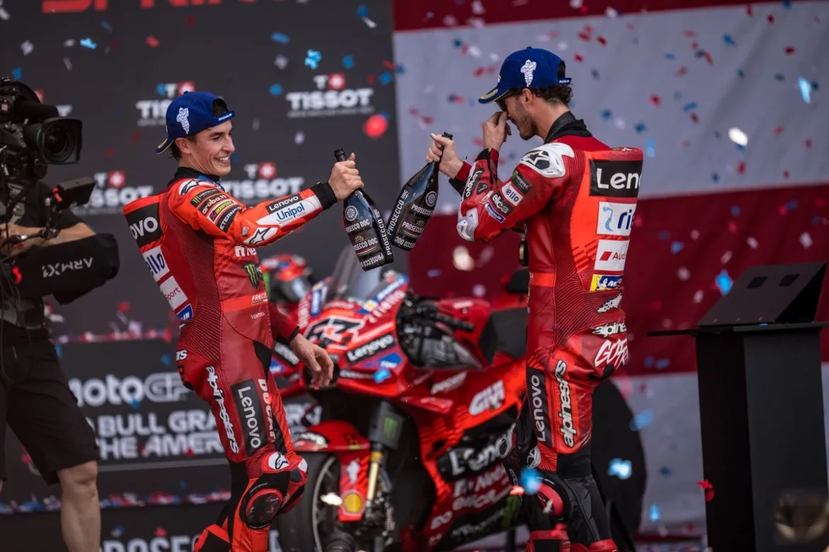 Marc Marquez Kembali Bersinar Bagnaia Temukan Ritme di MotoGP