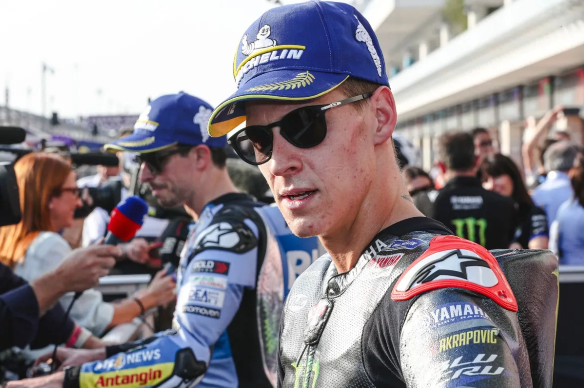 Quartararo Minta Perbaikan Suku Cadang untuk Cengkeraman Lebih Baik
