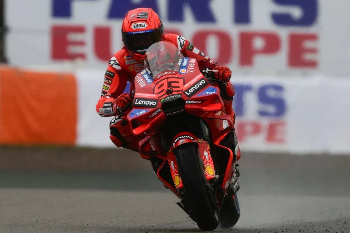 Marc Marquez Kuasai Pole Position di MotoGP Jerman dalam Kondisi Basah 687a689d05b7c